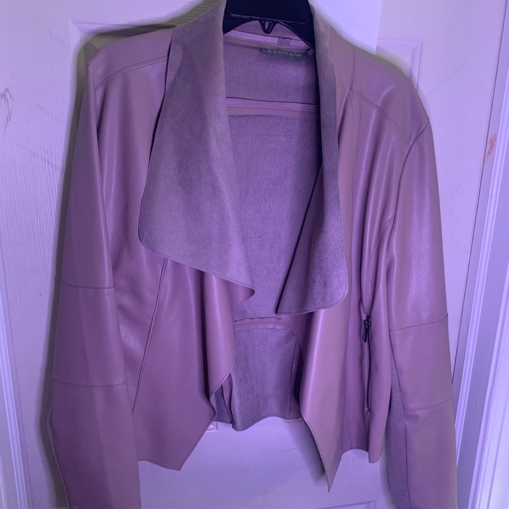 Faux leather jacket